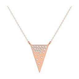 Silvermist 925 Sterling Silver Triangle Mirage Pendant Necklace for Women & Girls-image-21