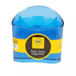 Worldone Blue 6 Compartments Desk Organiser-13