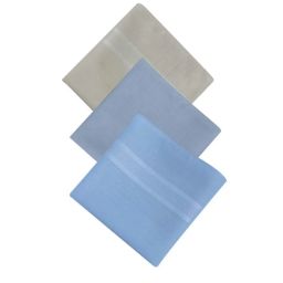 Dollar Multicolor Solid Handkerchiefs for Men - Pack of 10 image 1