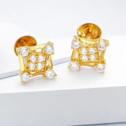 Malabar Gold and Diamonds 22k Gold Earrings for Women-picture-29