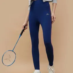 KAPPA Blue Cotton Plain Leggings-picture-46