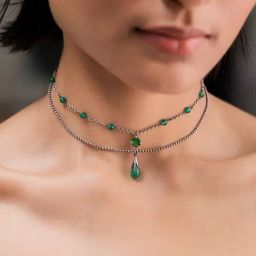 Shaya 92.5 Sterling Silver Unlearn Oxidized Choker-image-36