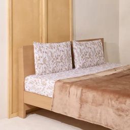 Westside Home Brown Double Bed Fleece Blanket-23