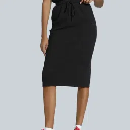 Puma Black Cotton Regular Fit Skirt-picture-35