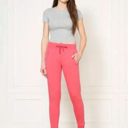 Van Heusen Pink Cotton Joggers-picture-35