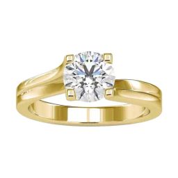 Fiona Diamonds Lab Grown Diamond 18k (750) Yellow Gold Ring for Women-image-70