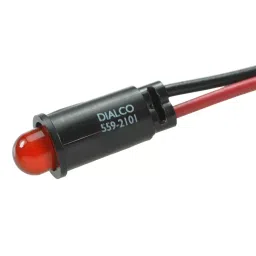 DIALIGHT PANEL MOUNT INDICATOR, LED, 6.35MM, RED, 2.2V, 559-2101-003F-picture-16
