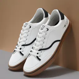 Flying Machine Men Contrast Sole Sneakers-image-65