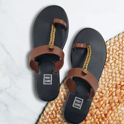 POSTCARD Women Black T-Strap Flats-image-63
