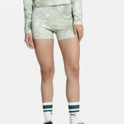 Puma Green Print Skinny Fit Pants-image-80