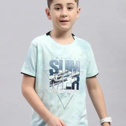 Monte Carlo Kids Mint Green Printed T-Shirt-picture-43