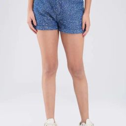 VASTRADO Blue Printed Shorts-image-13