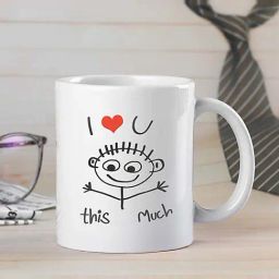 FNP White Ceramic Love Stretch Mug (325ml)-image-89