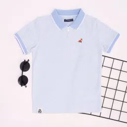Pantaloons Junior Boys Blue Polo T-Shirt-picture-25