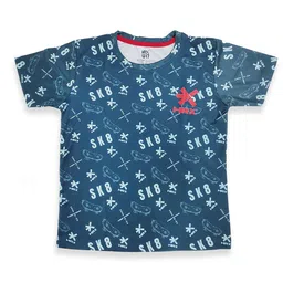 HRX by Hrithik Roshan Boys Brand Logo Printed Rapid Dry Sports T-shirt-picture-28