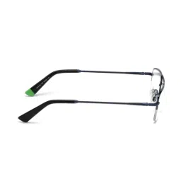 WEB EYEWEAR Black Half Rim Rectangular Frame Designed in Italy image 4