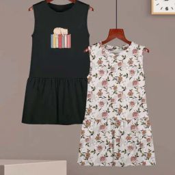 HELLCAT Girls Black & Lavender Floral Dresses-image-88