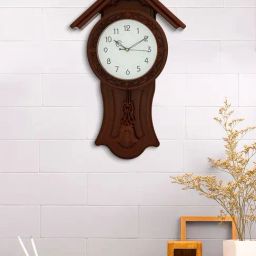 CHRONIKLE Rosewood Brown Plastic Wall Clock-picture-32