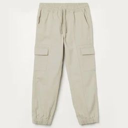 Fame Forever by Lifestyle Kids Light Grey Cotton Regular Fit Trackpants-image-63