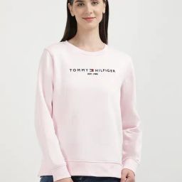 TOMMY HILFIGER Light Pink Graphic Print Sweatshirt-picture-44