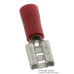 MULTICOMP PRO Quick Disconnect Crimp Terminals CRIMP TERMINAL, FEMALE, RED, PK100, FDD1-250 (Pack of 100)-image-17