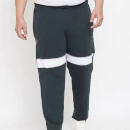 Bigbanana Teal Regular Fit Striped Trackpants-picture-9