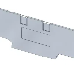 Connectwell Polyamide Grey End Plate, EPCX2.5/4/2B (Pack of 50 Pcs)-0