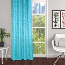 THE CONVERSION Blue Window Curtain-image-81
