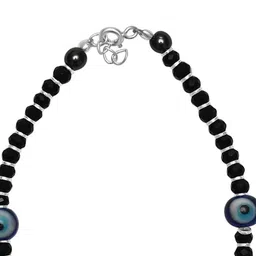 925 SILLER 925 Sterling Silver Rhodium-Plated Beaded Wraparound Bracelet image 2