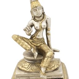 Exotic India Silver-Toned Religious Idol Showpiece-picture-20