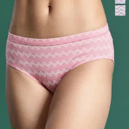 DressBerry Women Pack Of 3 Printed Mid-Rise Hipster Briefs-image-72