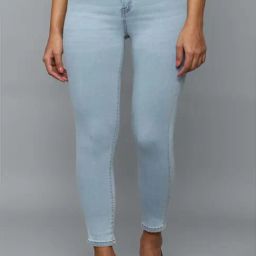 Allen Solly Blue Cotton Mid Rise Jeans-image-91