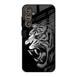 QRIOH Midnight Roar Printed Lightweight Silicone Samsung Galaxy F55 5G Glass Back Case-image-68