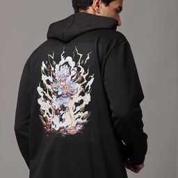 zentik Men Graphic Printed Hooded Sweatshirt-picture-3