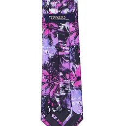 Tossido Men Purple & Pink Printed Broad Tie-image-87