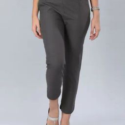 Aurelia Grey Cotton Cigarette Pants-image-68