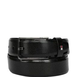 Tommy Hilfiger Black Formal Leather Belt for Men-image-95