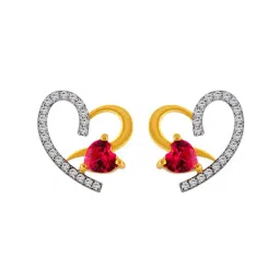 P.C. Chandra Jewellers 14 kt Gold Earrings-picture-7
