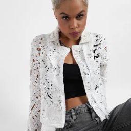 Campus Sutra White Regular Fit Jacket-image-99