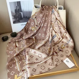 CrossKulture Women Printed Satin Scarf-picture-36