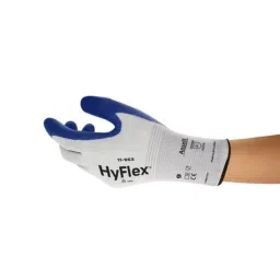 Ansell HyFlex 11-953 Blue Polyamide Abrasion Resistant Work Gloves Size 6 Nitrile Coating, 11953060-picture-24
