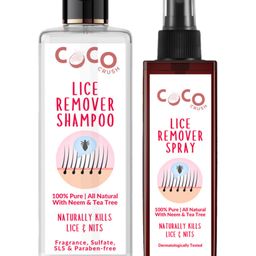 Coco Crush Natural Anti-Lice Duo: Lice Remover Shampoo, 50 ml & Hair Spray, 50 ml; Kills Lice, Eggs & Nits (100 ml)-18