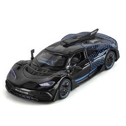 SVE 1:32 Mercedes one Diecast Metal Pullback Toy car with Openable Doors, lights And sound music [Colors as Per Stock]-image-93