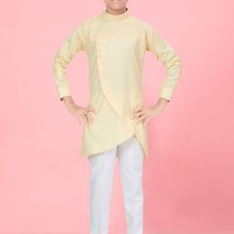 BAESD Boys Regular Pure Cotton Kurti with Trousers-27