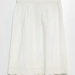 KIABI Lace patterned Pure Cotton Midi Skirt-image-73