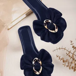 AVIVASTYLE Women Open Toe Flats with Bows-20