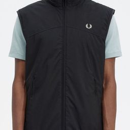 Fred Perry Men Longline Open Front Jacket-2