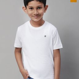 Friskers Boys White 2 Pockets T-shirt-image-87