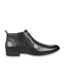 Mochi Men's Black Formal Boots-image-64