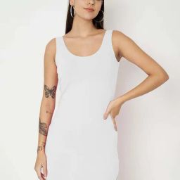 Brinns White Fitted Camisole-image-36